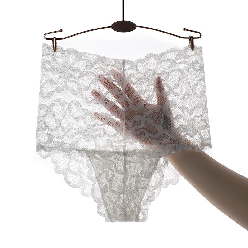 

Сексуальні гарячі трусики для жінок, мереживні прозорі труси з високою талією, жіноча білизна XXL