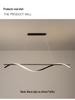 Nordic Modern LED Chandelier: Irregular Creative Lighting for Dining, Living Room, or Bar.