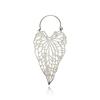 Tunnel Pendant - Leaf - Silver - Ku-007