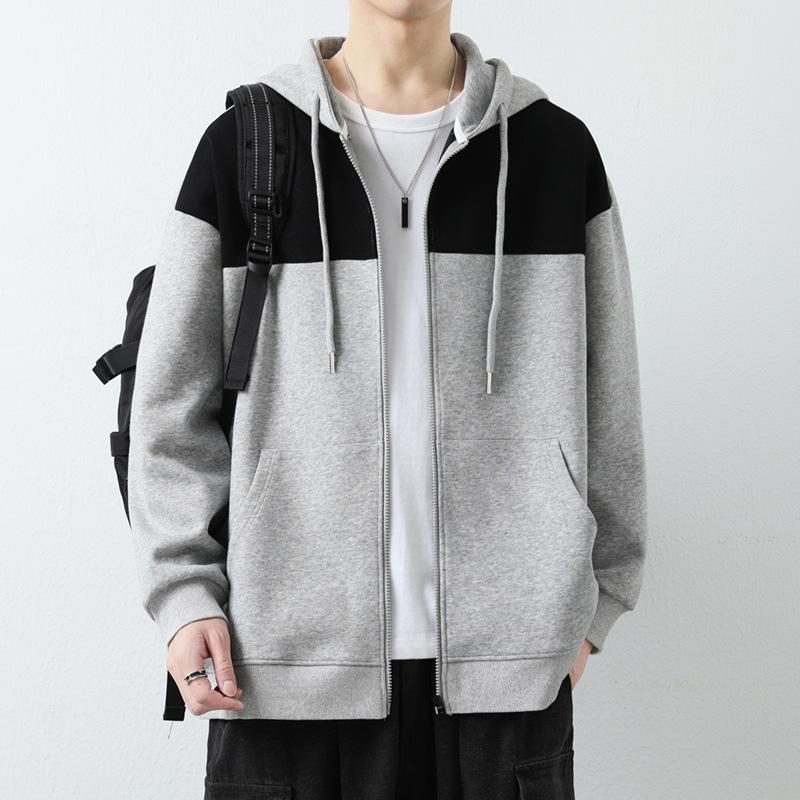 

Весенне-осенний новый мужской свитер с длинными рукавами для молодых и красивых 4XL светло-серый