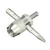 3PCS Tire Repair Tool Kit Valve Core Wrench 4 in 1 Valve Stem Remover Installer Car Tire Maintenance Tool