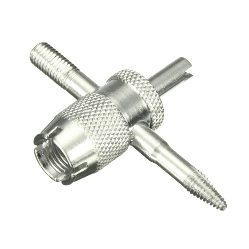 3PCS Tire Repair Tool Kit Valve Core Wrench 4 in 1 Valve Stem Remover Installer Car Tire Maintenance Tool