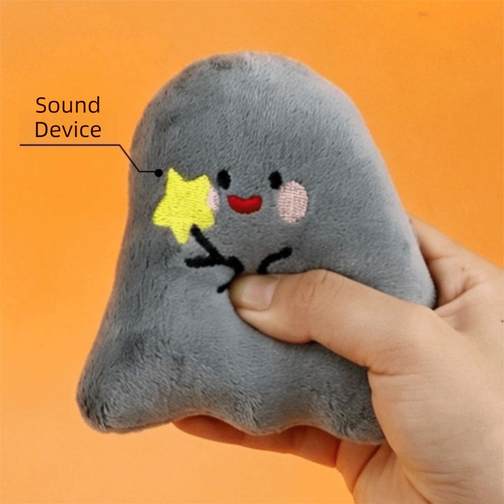 Blaffende Hond Knuffel Kauwspeeltje Zacht Pluche Hond Halloween Speelgoed Piepend Puppy Speeltje Tandenpoetsen