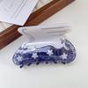 Creative Funny Semicircle Sun Acetate Hair Claw For Women Girls Versatile Hair Accessories  Simple Shark Clip Gifts