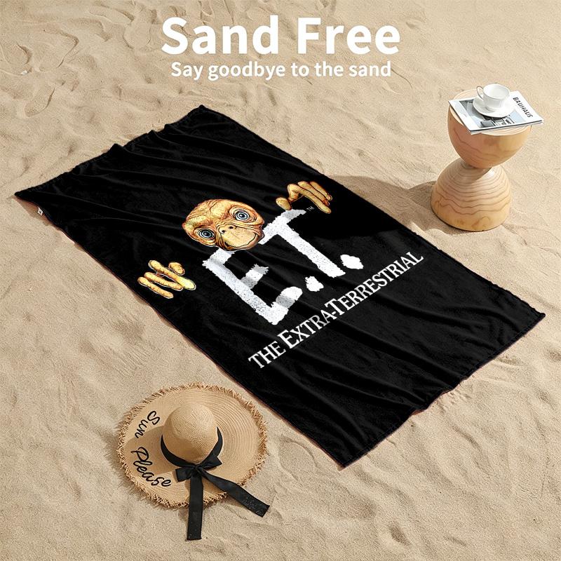 E.T Beach towels also serve as bath towels summer essential a musthave for the outdoors the beach and the pool