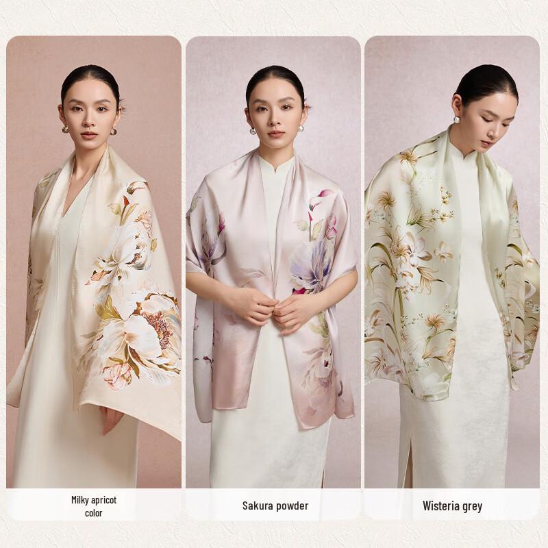 Shanghai Story 100% Mulberry Silk Scarf