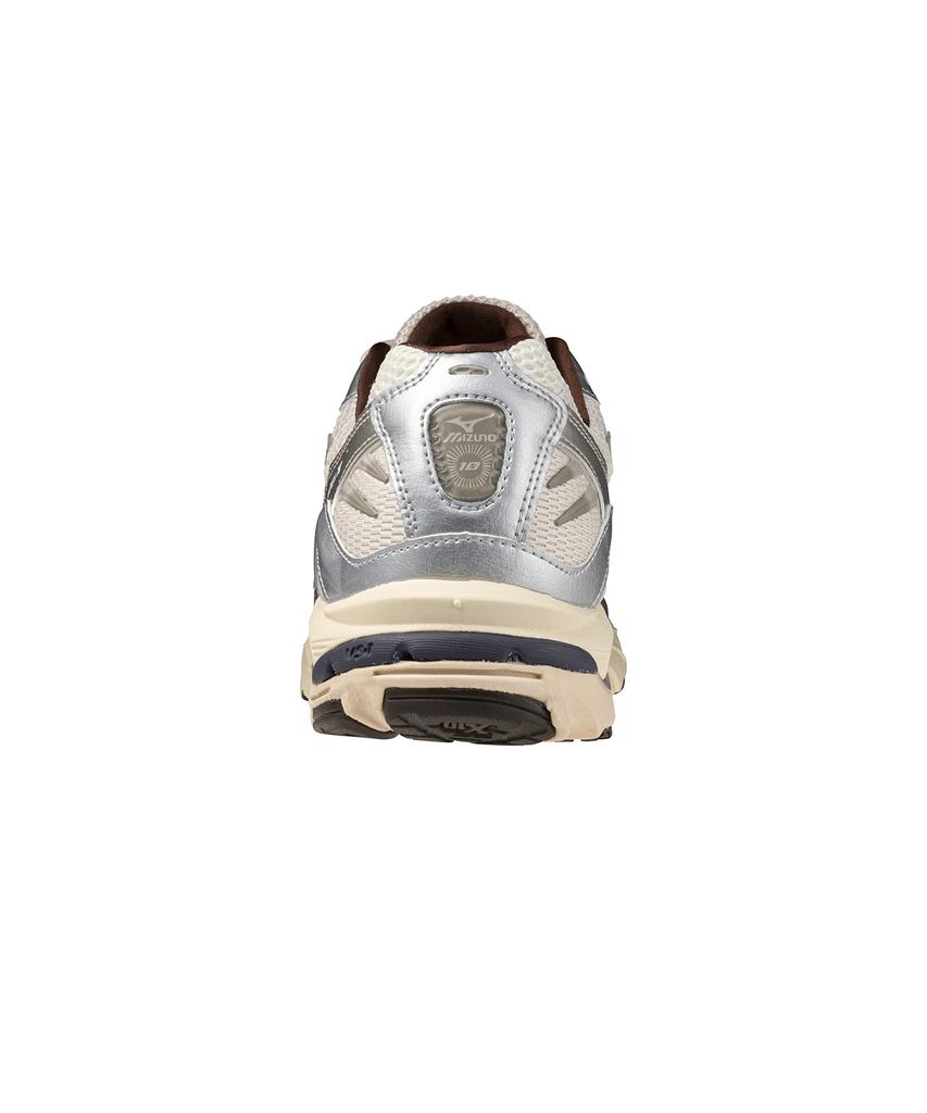 Mizuno (Unisex) Wave Rider 10 - Snow White:Silver Cloud:Chicory Coffee / D1Ga243103