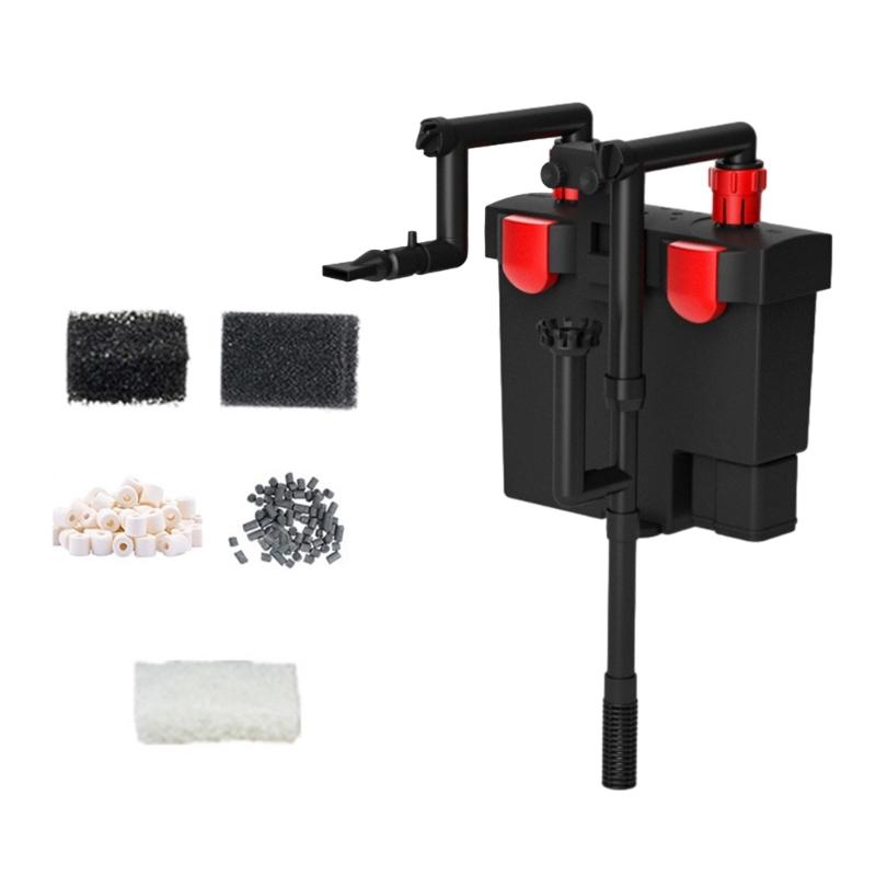 Adjustable Aquarium Filtration System for Quiet Settings In Fish Tanks Adjustable Flow, Suitable for Home Office Use