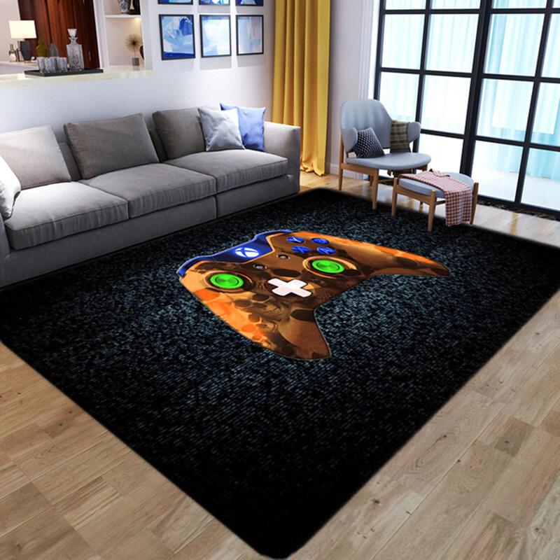 Game Console Carpet for Household Gaming Room Area Cloakroom Bedroom Bedside Soft Big Size Mats Coffee Tables Decor Foot Rug