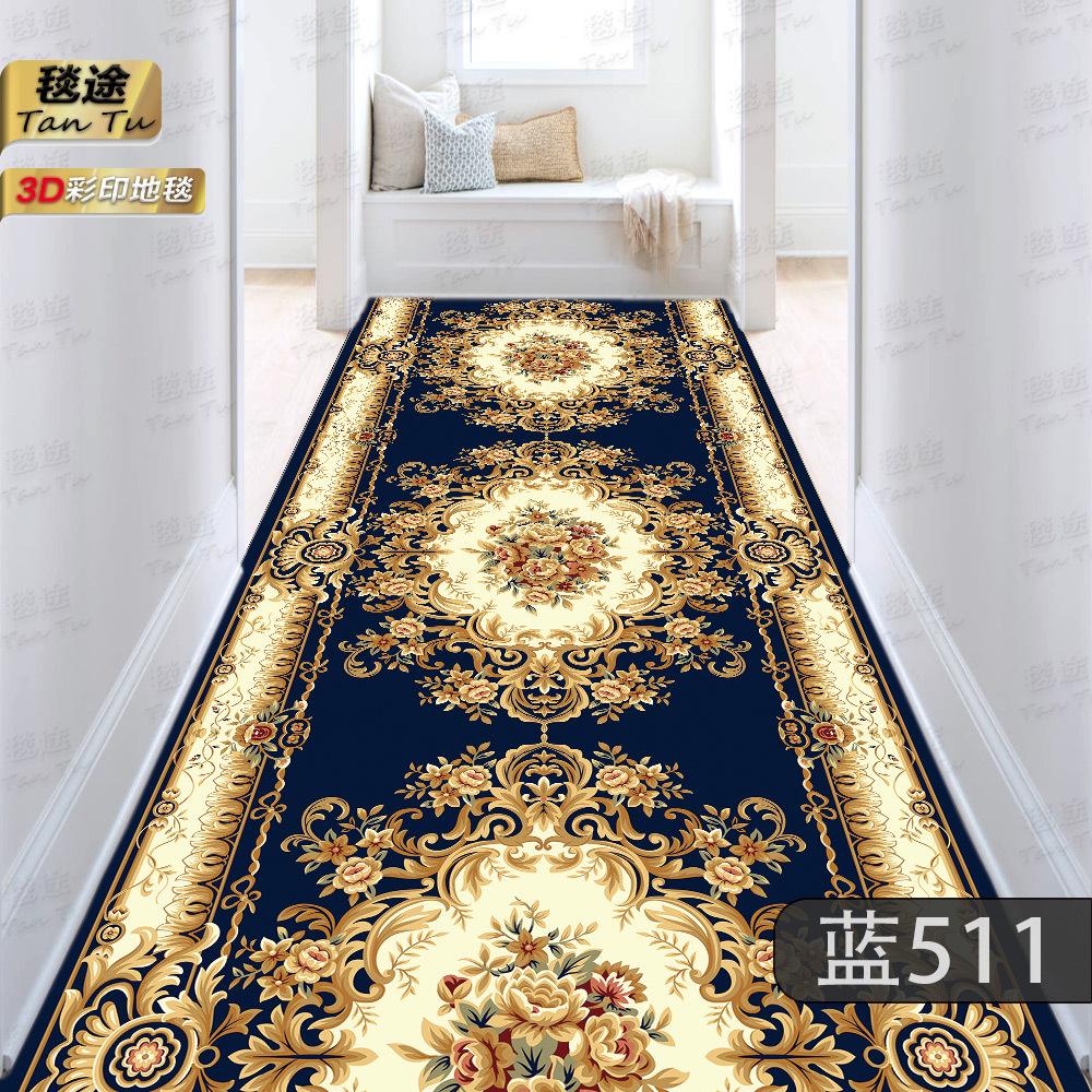 Tappeto Moderno per Corridoio Lungo Casa Tappeto Antiscivolo per Scale Runner per Passatoia Hall Hotel Lavabile Decorazioni per Stanza Tappetini Personalizzabili