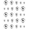 Pack of 25 Threaded Alloy Balls Professional Piercing Tool Suiatble for Industrial Barbell Tongue and Belly Piercings