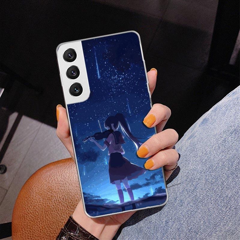 Music Violin Phnoe Case for Samsung Galaxy S26 S25 Edge S23 S24 Ultra S22 Plus S21 S20 FE Unique Cover Soft Coque Galaxy S25 S23