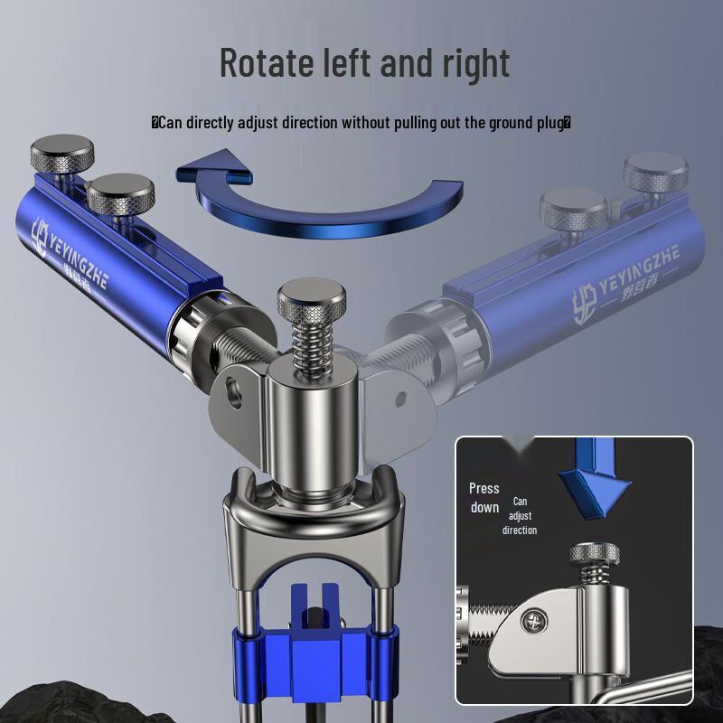 Upgraded Universal Tripod Fishing Rod Holder