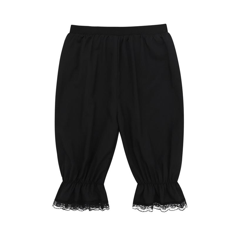Dětské dívčí viktoriánské kalhoty Kostým Volná krajka Trim Bloomers
