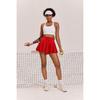 High Waist Pleated Tennis Skirt with Built In Shorts for Women Workout Golf Skorts