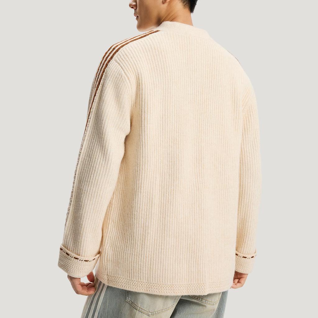 adidas Originals New Year FW25 Knit Jacket CNY New Chinese Style Casual Knit Sports Loose Long Sleeve Jacket Unisex Jacket KR5065