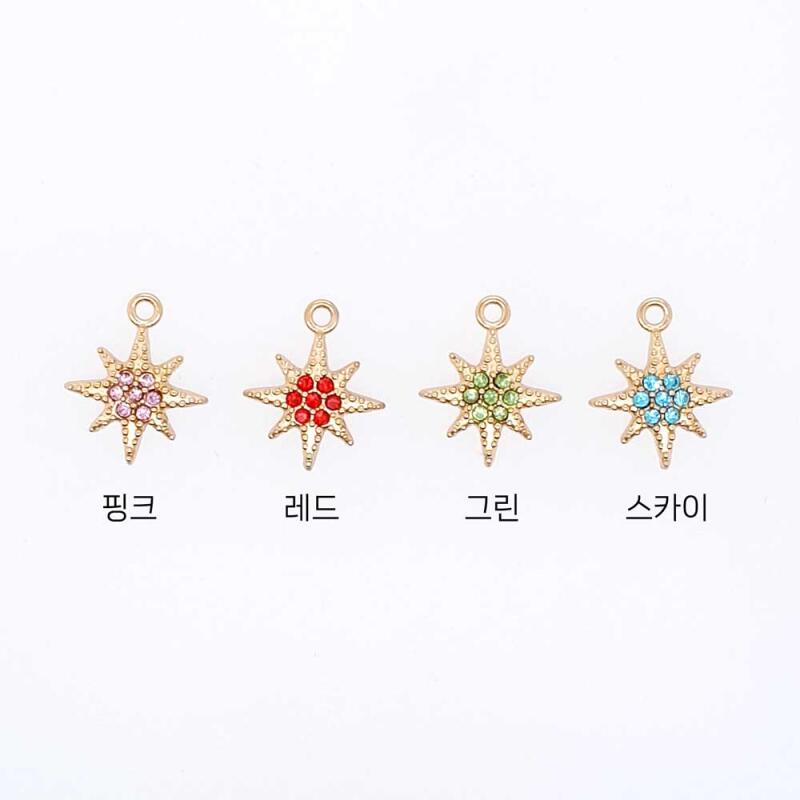 Surgical Gold Ion-Plated Star Pendant Accessory Supplies