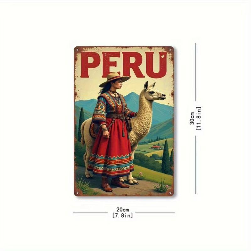 Wall Decor Metal Sign Vintage Plaque 20x30cm Art