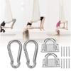 2 Set Stainless Square Heavy Duty Ceiling Wall Mounted Hook For Yoga Swings Hammocks Hardware