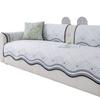 Special-Shaped Sofa Cushion Summer Ice Silk  New Cool Bean Non-Slip Seat Cushion Straight Row Sofa Cover