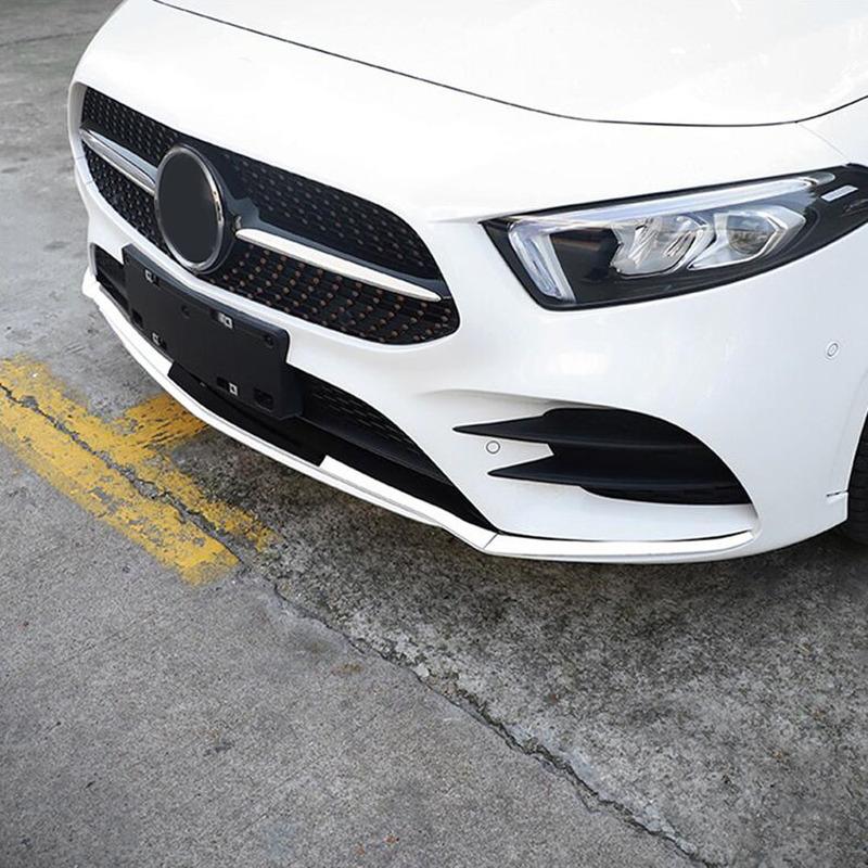 For Mercedes Benz A Class W177 A180 A200 A250      Car Cover Trims Front Bottom Grid Grill Grille Edge Stick