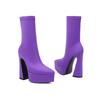 Dropshopping winter new thick-soled pointed-toed thick-soled large-size suede low-tube women's boots