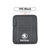 Car Sun Visor Storage Card Bag Glasses IC Card Clip Holder For Skoda Auto Accessories octavia a5 a4 mk1 2 fabia superb rapid mk3  JT3