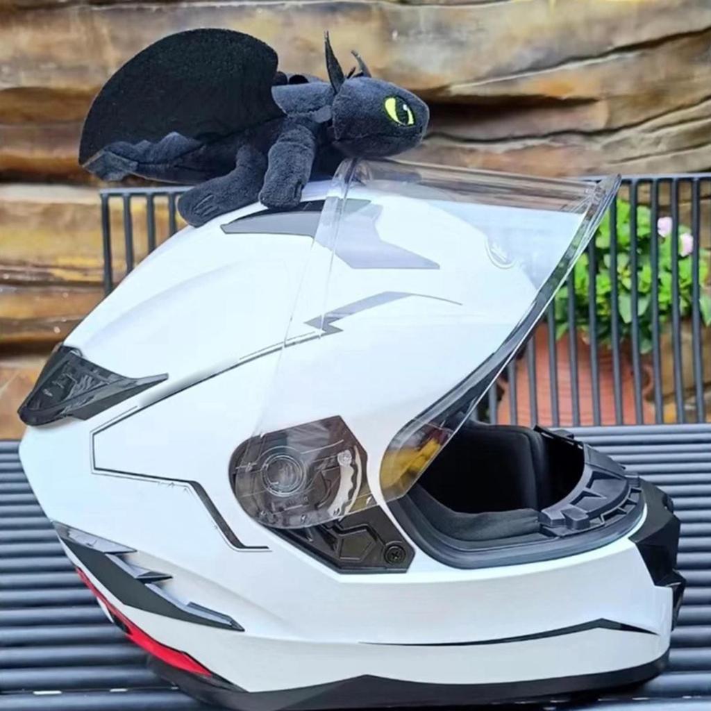 Electric Car Decoration Funny Helmet Accessory Professional Plush 20cm Quick