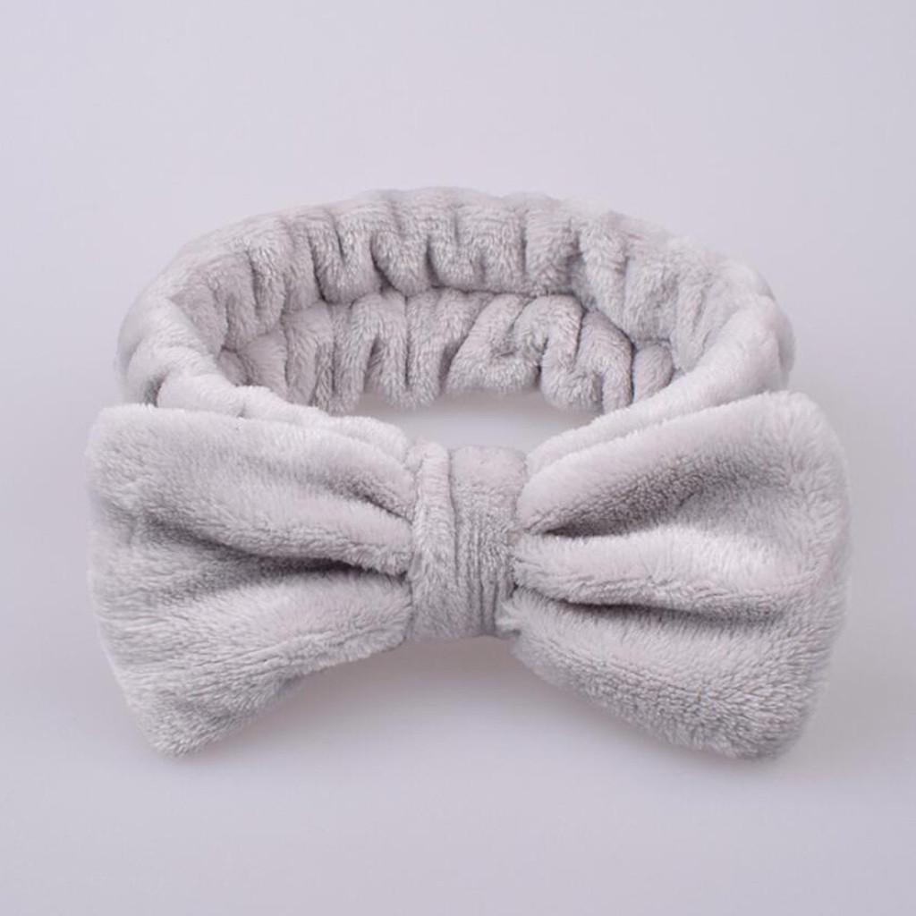 Fashion Velvet Hairband Solid Bow Knot Women Hair Ring Head Hoop Girls Headband