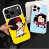 Mafalda Cartoon Cute Shockproof Phone Case for iPhone 17 Air 16 16E 15 Pro Max 14 Plus 13 Mini 12 Back Cover Anti Fall Fundas