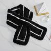 Winter New Mink Fur Woven Scarf Women Fashion Fur Neck Warmer Genuine Mink Fur Scarf Shawl Fashion Thick Warm Fur collar Scarves
