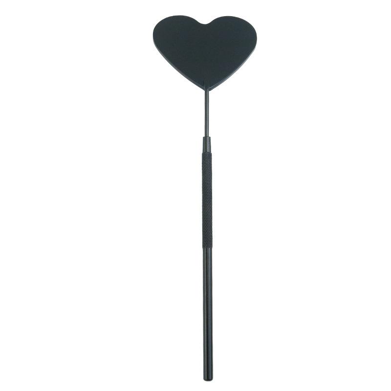 

Stainless Steel Multi-Color Eyelash Inspection Mirror — Eyelash Extension Aid — Heart-Shaped Lens Inspection Mirror чёрный