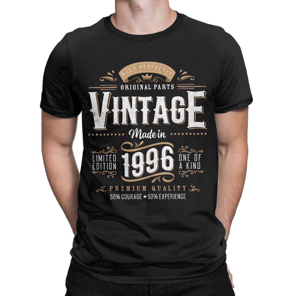 30 Years Old Vintage 1996 For Unisex Unisex T Shirt 30th Birthday Awesome Tees Crewneck Tshirts 100 Cotton New Arrival Clothing