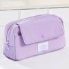Multilayer Canvas Pencil Case With Large Capacity For Students And Office Use