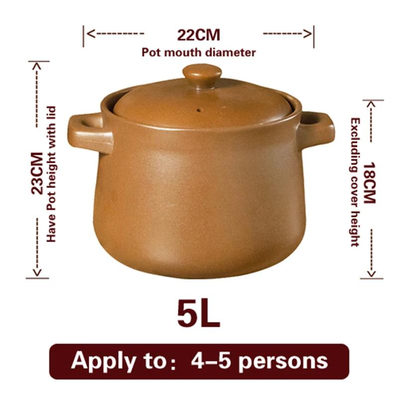 Special Stew Pot for Open Fire Gas Stove Soup Casserole Stew Pot Cookware Hot Pot Good Quality Chinese Traditional Casserole