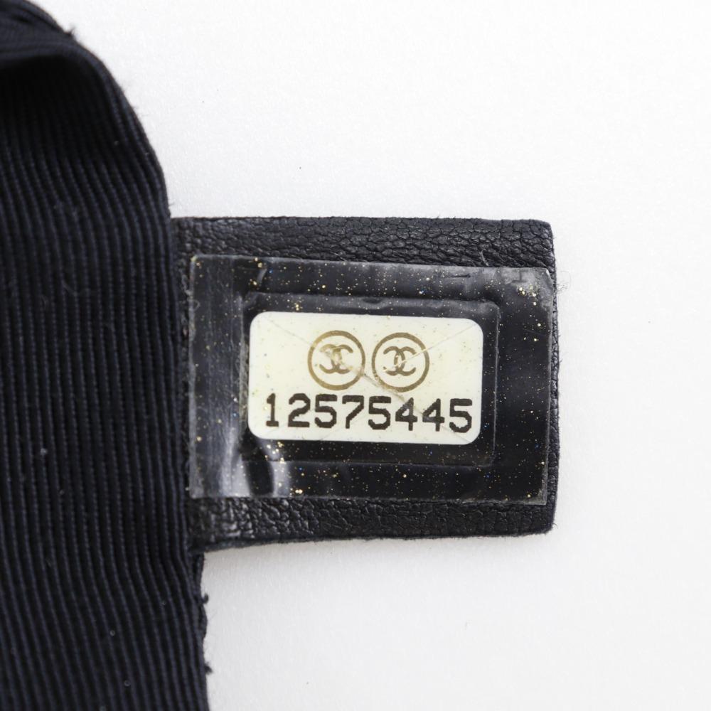 Chanel Unlimited Tote Bag A46113 Logo COCO Mark Silver Nylon Women Used