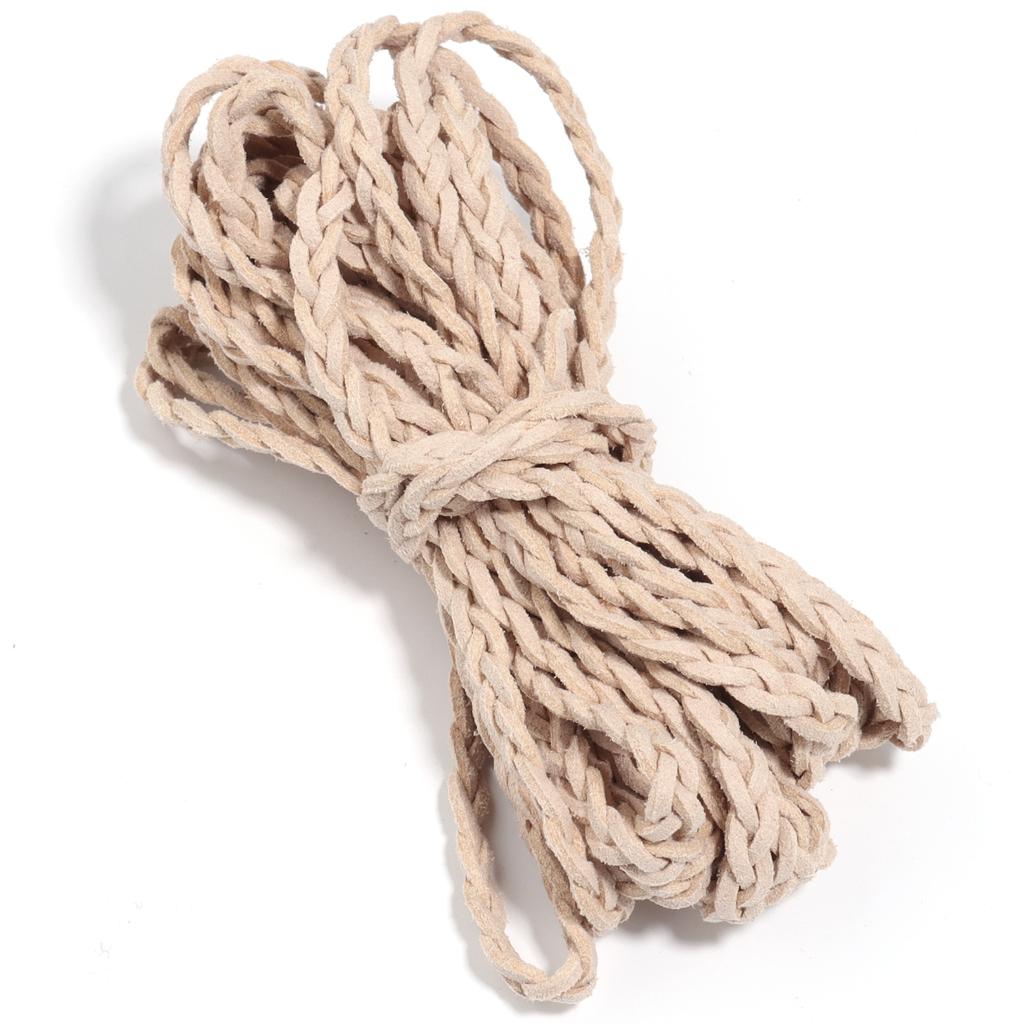 5 yards/lot Color Korean Velvet Braided Cords Three-Strand Woven Rope for Handmade Jewelry Making DIY Bracelet Garment Accessory
