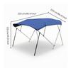 Top with Frame Aluminum-Alloy Marine Foldable Boat Canopy for Boaters, Anglers,