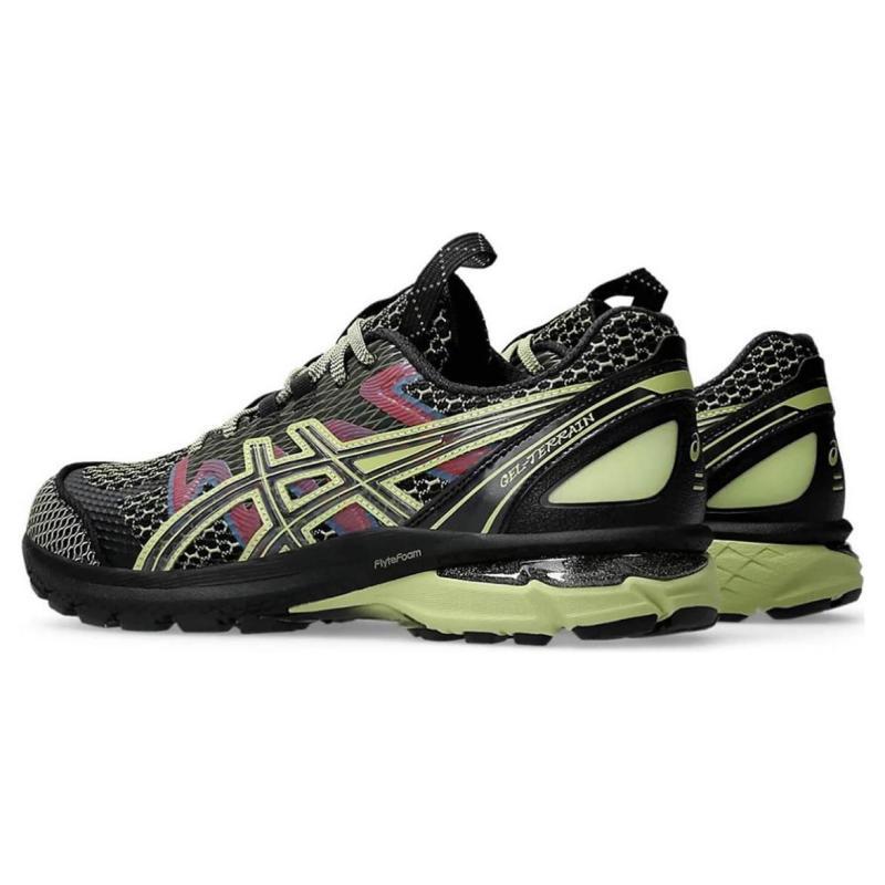 ASICS US4 S Gel Terrain Kiko Kostadinov Black Neon Lime Sneakers 1203A394-001