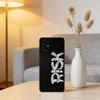 Trading No Risk, No Rich Phone Case For Samsung S25,S24,S21,S22,S23,S30,Ultra,S20,Plus,Fe,Lite,Note,10,Black Cover