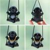 [Vibrant Labrador Retriever] Vibrant resin Labrador puppy, wearing glasses and a gold chain | Swinging on a rope, hanging decora