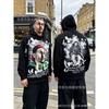 Unisex Oversized Hoodie Cotton Sweatshirt Streetwear Winter 400g Heavyweight Pullover With Front Pocket