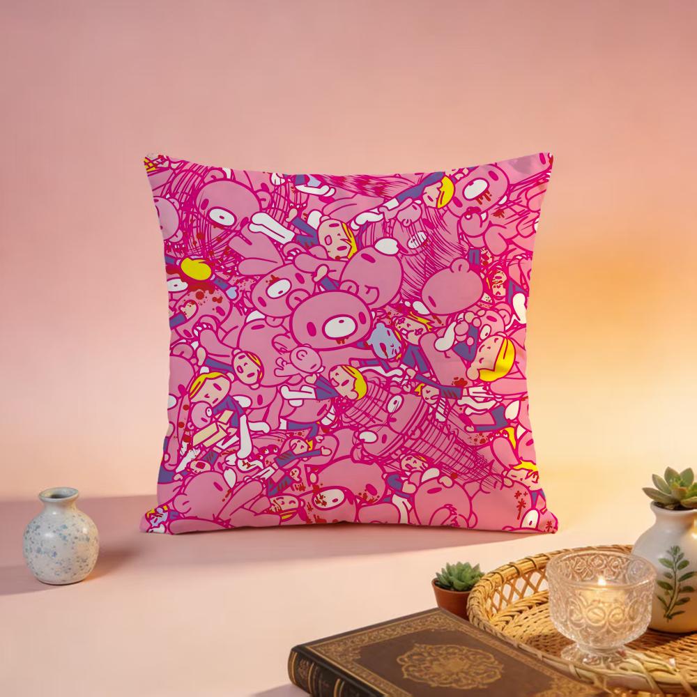 Popular GGloomy Bearable Cushion Cover Premium SkinFriendly Pillow Case MultiPurpose for Home Office Travel