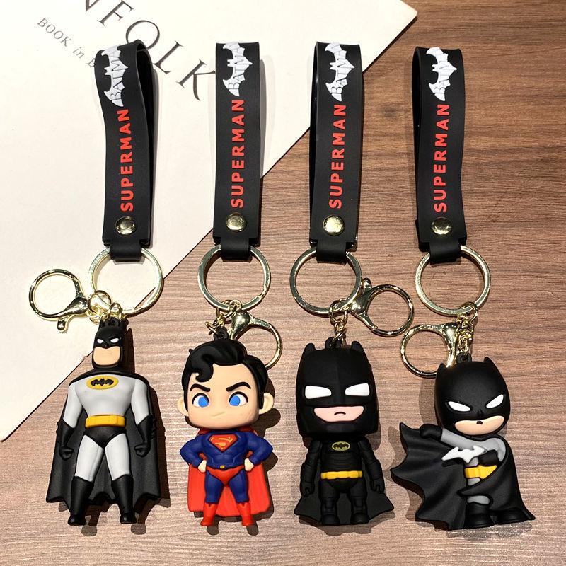 Cartoon Superhero Keychain, Fashion Bag Pendant, Portable Key Chain Accessories, Decor Ornament, Small Gift for Men Women