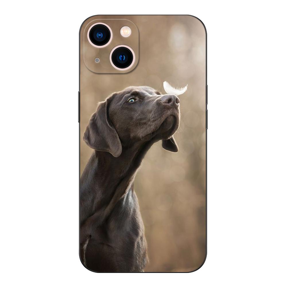 Black Tpu Case For oneplus 8 pro 8t 9 9R Nord 2 ce N10 N100 N200 4G 5G  weimaraner