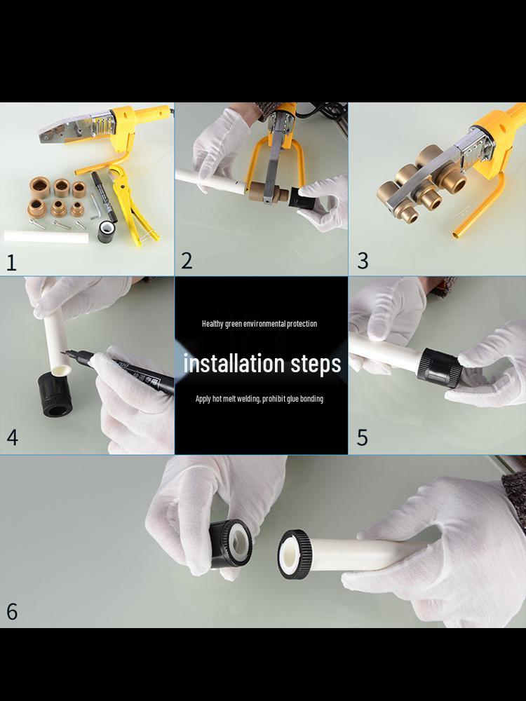 Raccord de Transition Tout Plastique PPR pour Tuyaux de Chauffage au Sol PE/PERT