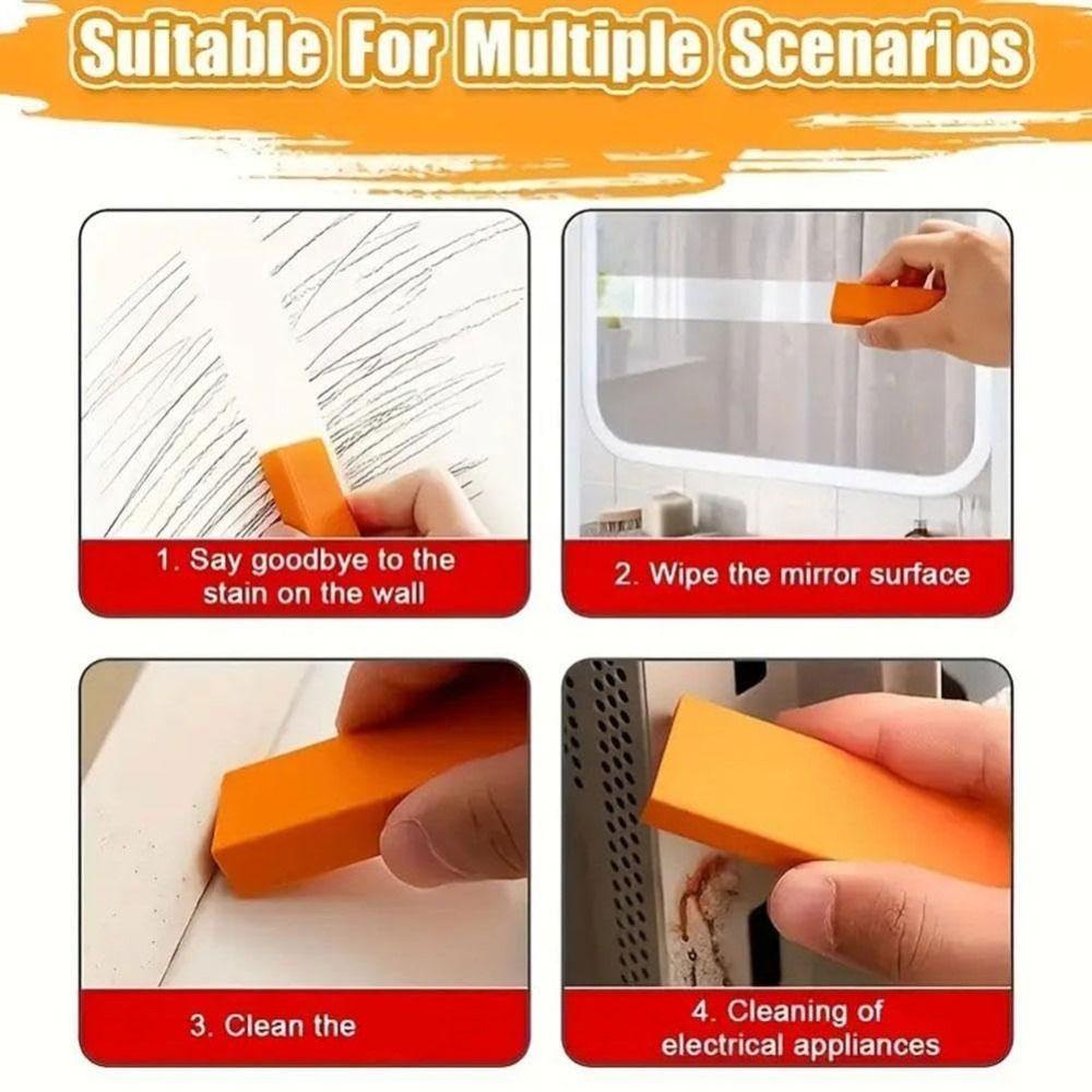 4Pcs Anti-Scratch Scale Eraser Stainless Steel Scratch Eraser  Water Stains Removal