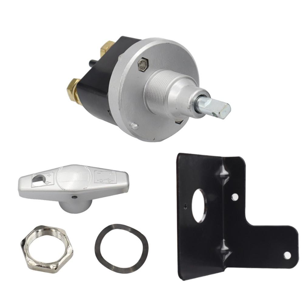 For 12V-48V Vehicles 12V Battery Switch Heavy Duty Battery Disconnect Kill Switch Isolator RV 500A Rated Current/5000A Surge