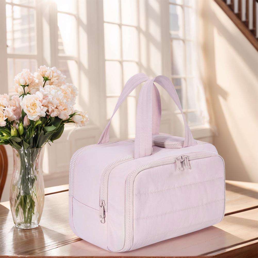 Travel Cosmetic Bag Large Portable Storage Bag Lightweight Travel Organizer for Accessories Shampoo