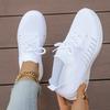 Fashion White Breathable Sneakers for Women Summer 2025 Comfortable Sport Shoes Woman Fashion Slip On Tennis Running Shoes Women's Sheos